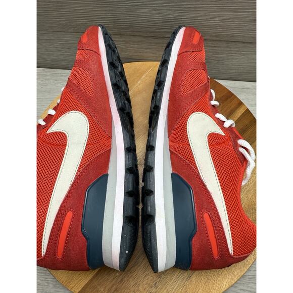 Nike Air Waffle Trainer Red Suede Leather Casual Sneaker Men’s Size 9 - Picture 9 of 11